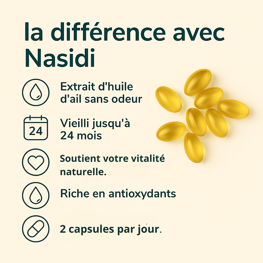 Extrait d’ail vieilli, 7500 mg, inodore