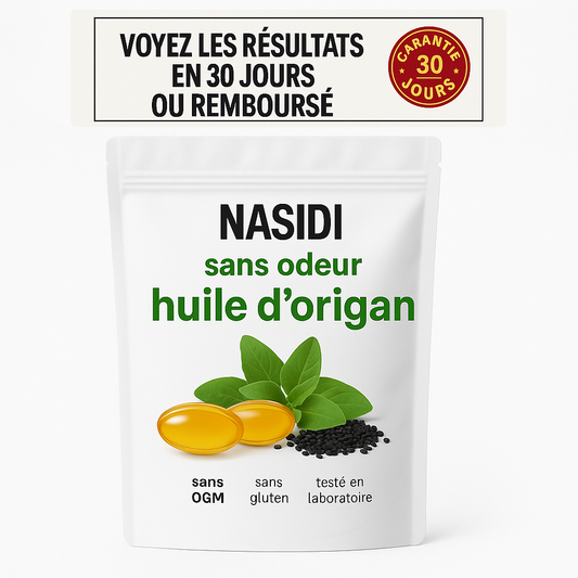 Huile d'origan à l'huile de nigelle