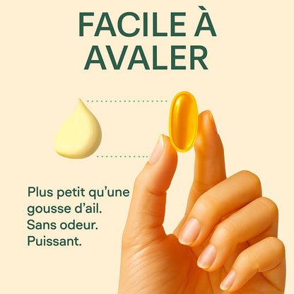 Extrait d’ail vieilli, 7500 mg, inodore